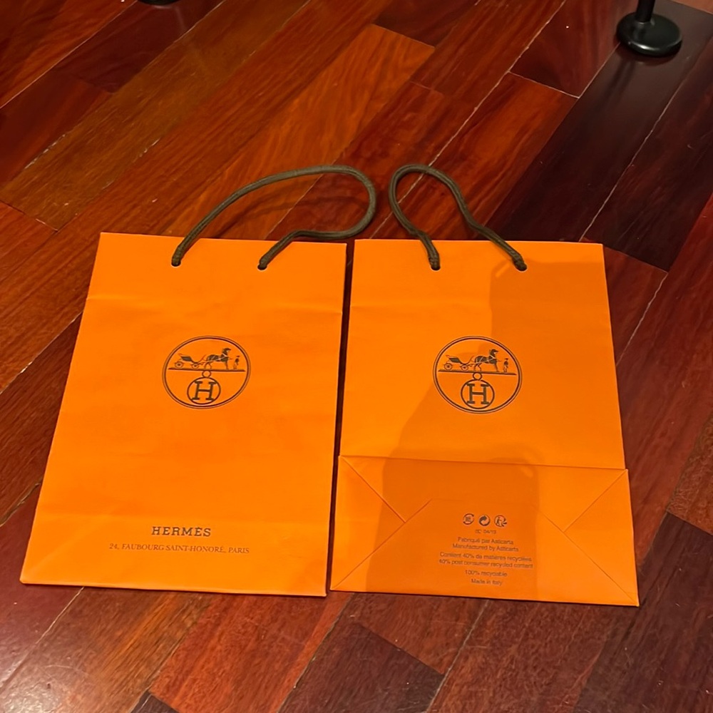 Hermes paper bags 2 small - Picture 1 of 1